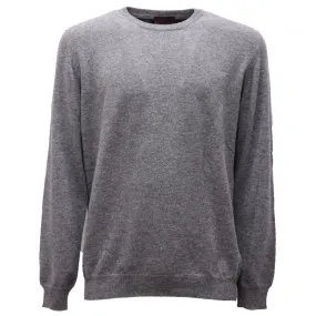 5434AF maglione uomo ALTEA grey melange wool sweater men