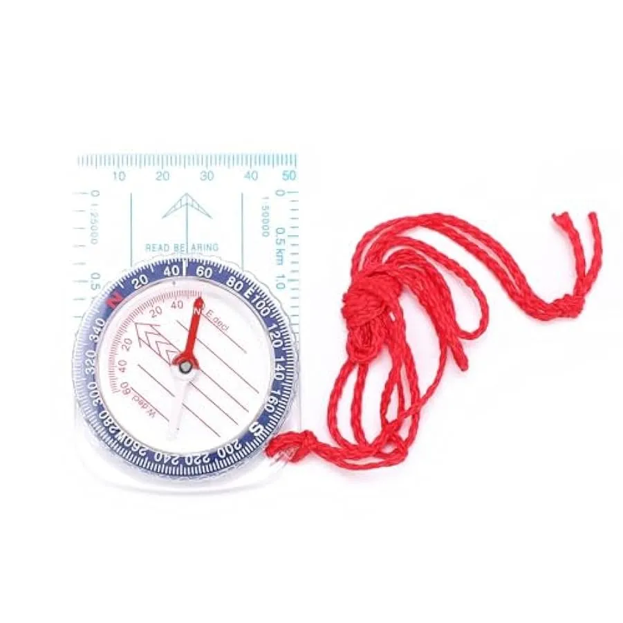 Agatige Bussola da Boy Scouting, Bussola da Orienteering per Bambini, Campeggio, Escursionismo, Zaino, Bussola, Piccola, Leggera