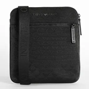 Borsa messenger piatta Y4M185 Nero