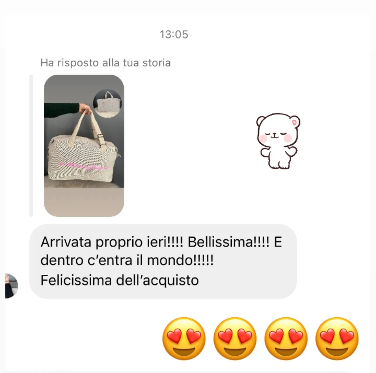 Borsone Mommy Bag Grande Barbie Glitter