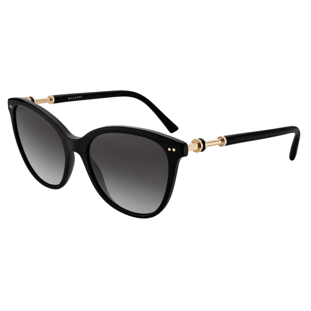 Bulgari - B.Zero1 - Occhiali da Sole Cat-Eye in Acetato - Nero - B.Zero1 Collection - Occhiali da Sole - Bulgari Eyewear