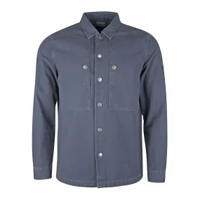 Camicia Barbour International Steve McQueen Vice Overshirt Blu Lavato