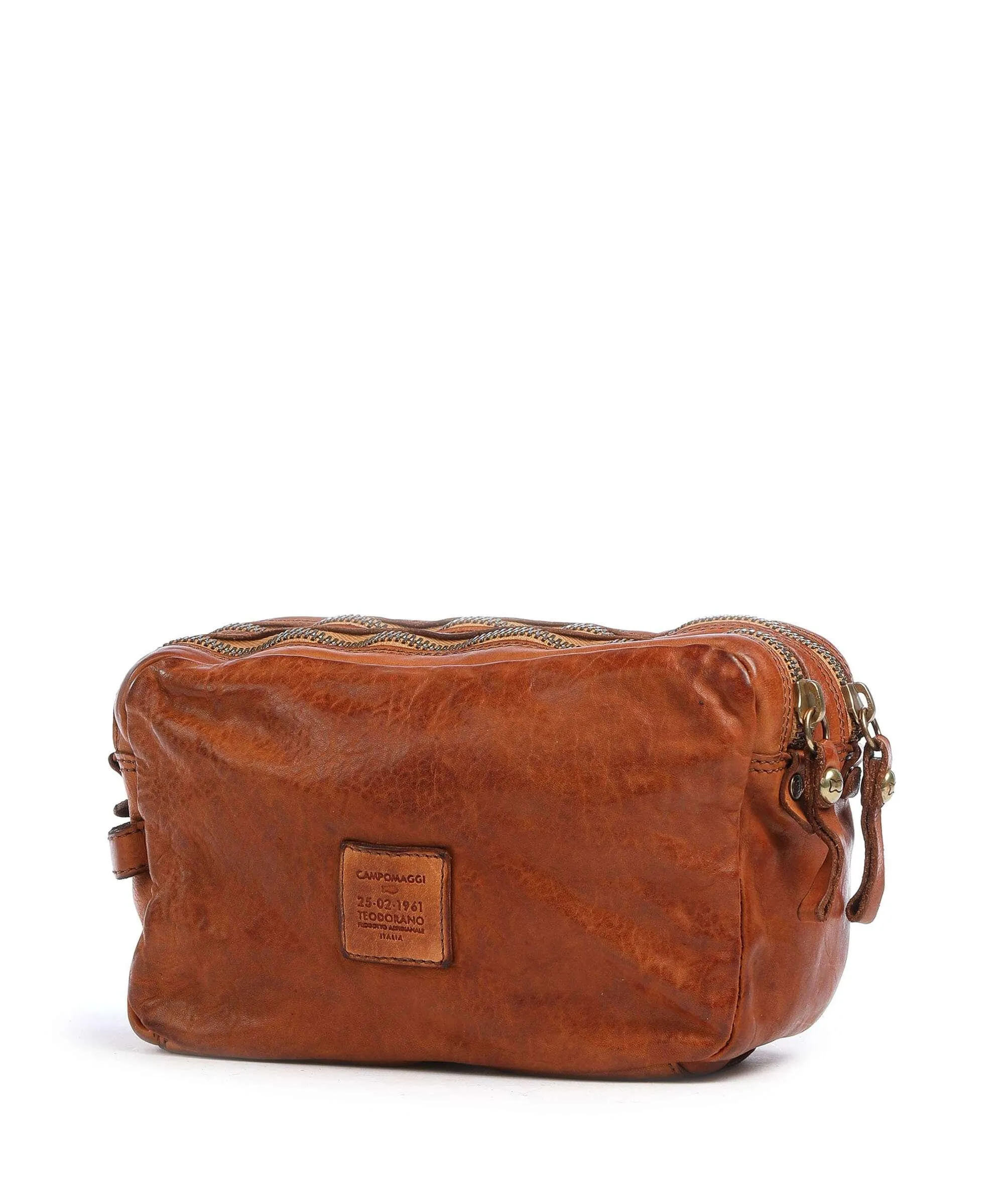  Campomaggi Borsa da toilette cognac 26 cm  