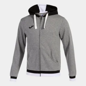 Confort Ii Zip-Up Hoodie Melange Grey Black