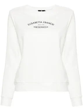 elisabetta franchi Felpa con scritta