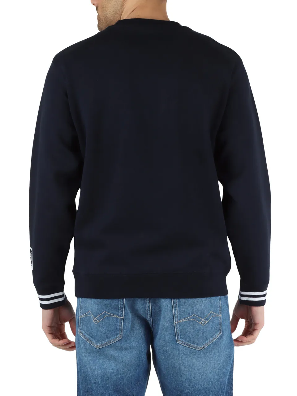 Felpa in misto cotone con scritta logo