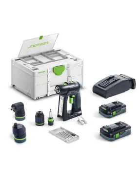 Festool Trapano avvitatore a batteria C 18 HPC 4,0 I-Set | Metautensili