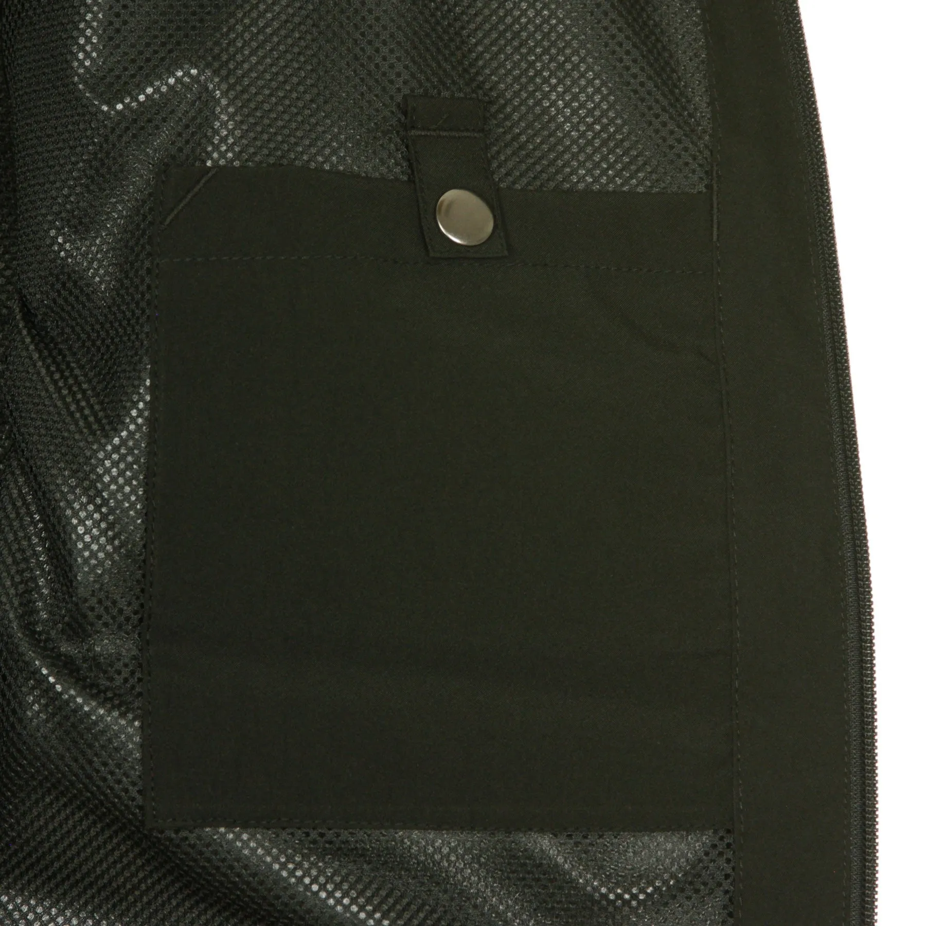 Giacca A Vento Uomo Full Zip Light Black