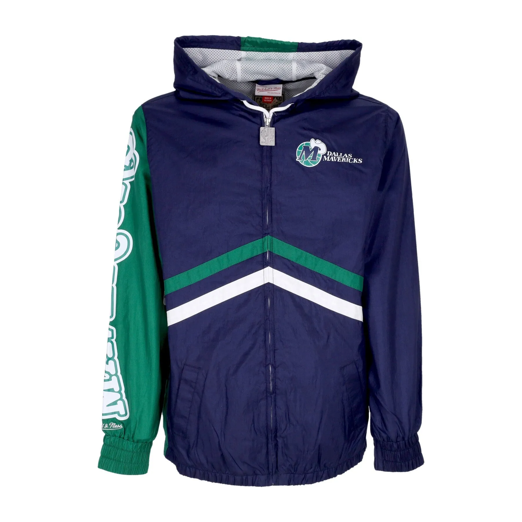 Giacca A Vento Uomo Nba Undeniable Full Zip Windbreaker Hardwood Classics Dalmav Navy