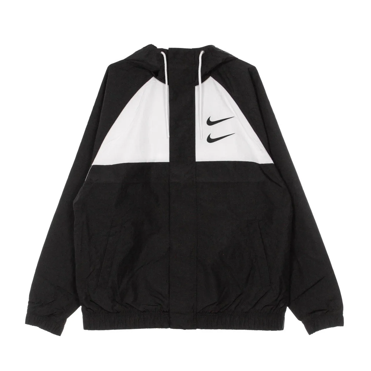 Giacca A Vento Uomo Swoosh Jacket Black/white/particle Grey/black