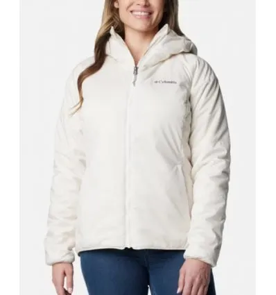 Giacca antivento con cappuccio da donna Columbia Kruser Ridge II Plush Softshell (Chalk)