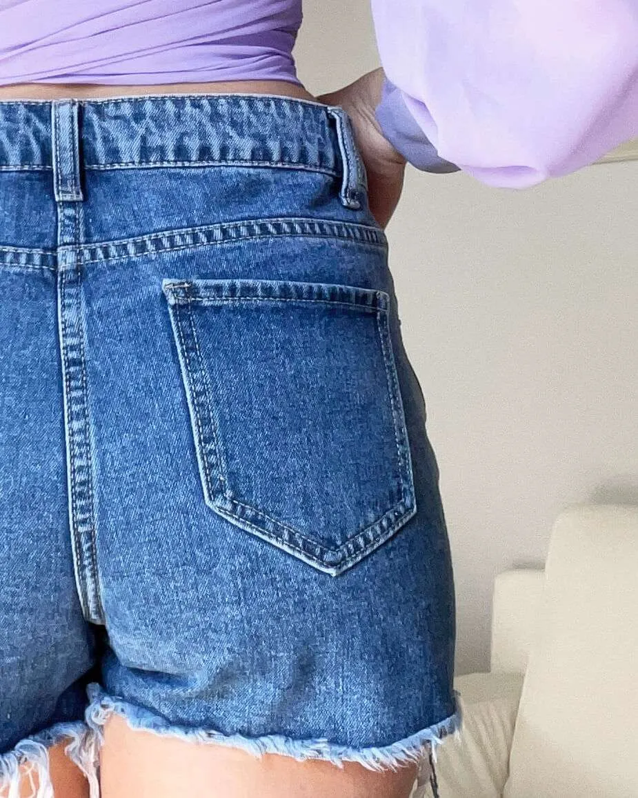 Gonna pantalone in denim