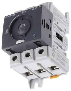 Interruttore di isolamento Socomec 2200 3008 serie SIRCO M, 3P, NA/3NC (aggiuntivo), 80A, 690V ca, IP20