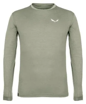 Maglia a manica lunga Salewa Puez Melange Grey