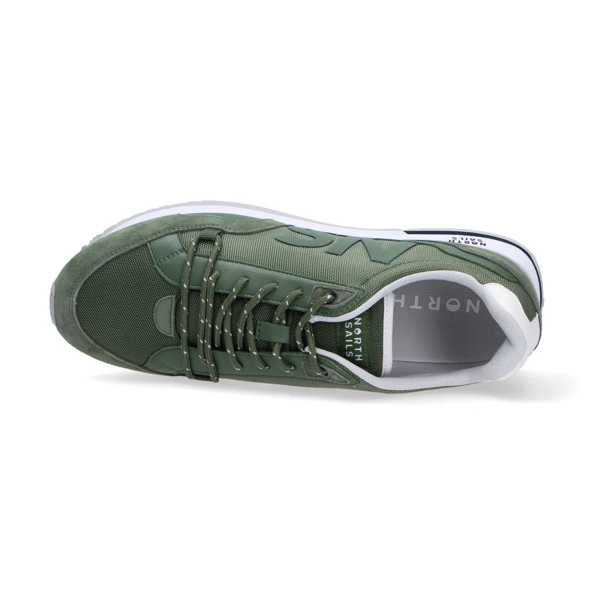 North Sails sneaker Hitch logo verde