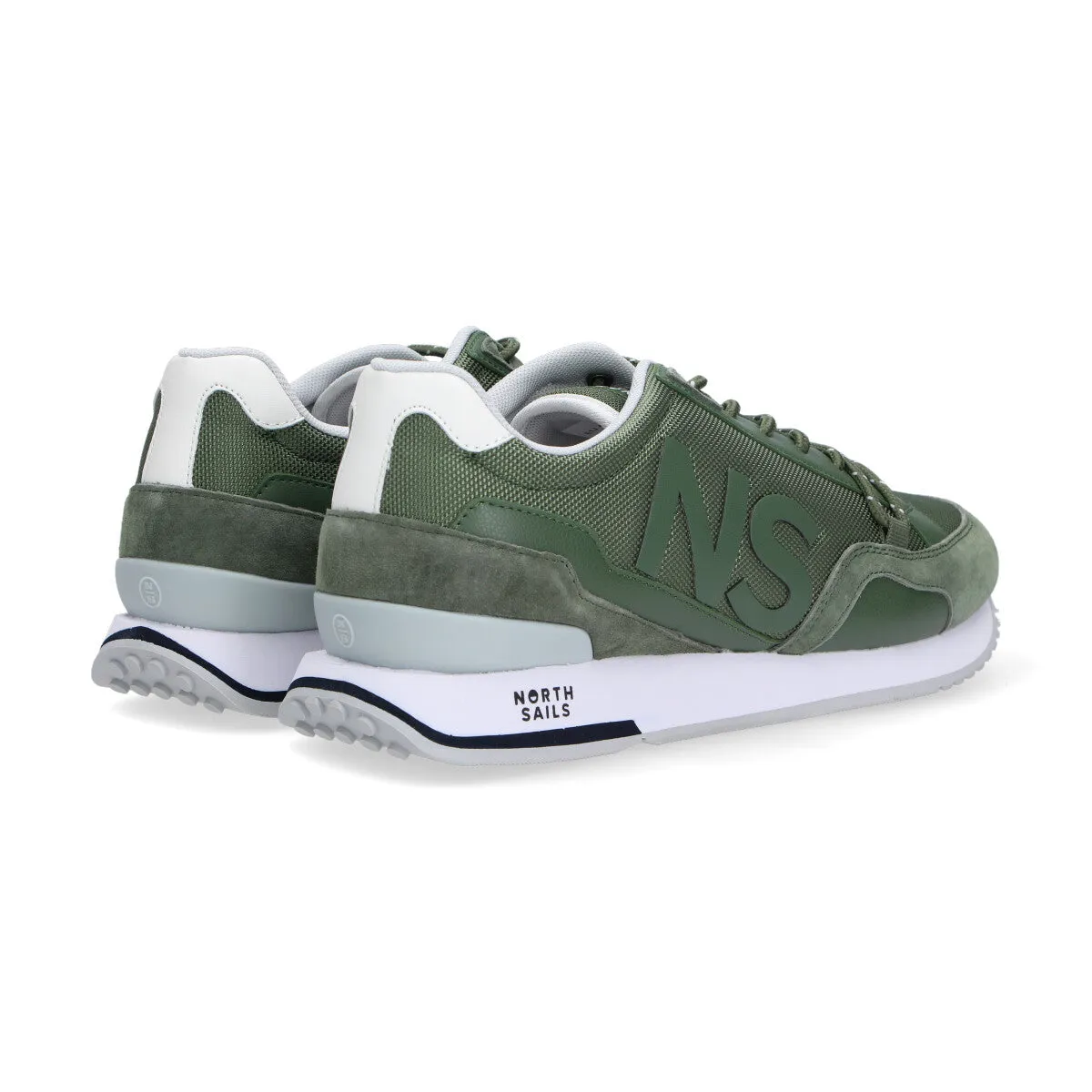 North Sails sneaker Hitch logo verde