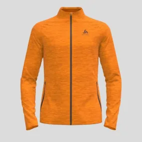 ODLO Mid layer Essentials Ceramiwarm con zip Oriole Melange