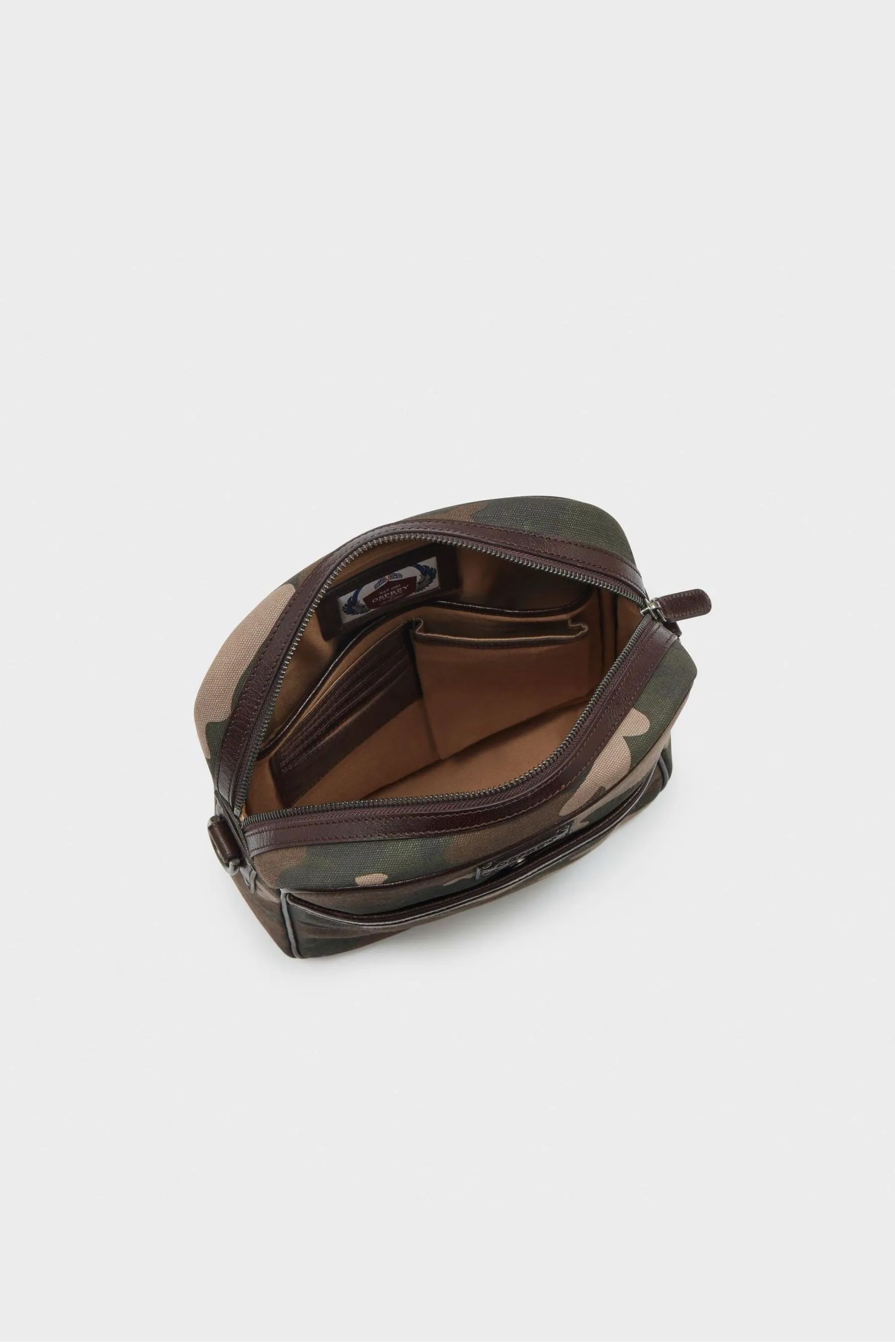 OSPREY LONDON Verde - The Maverick - Borsa messenger Borsa in tela piccola e pelle