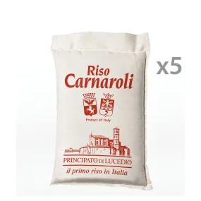 Principato di Lucedio 5 confezioni - Riso Carnaroli 1 kg