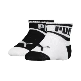 PUMA - Baby Calzino Nero/Bianco Pacco da 2 - 100000973-001