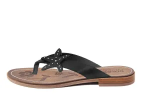 Sandalo Donna in pelle colore Nero