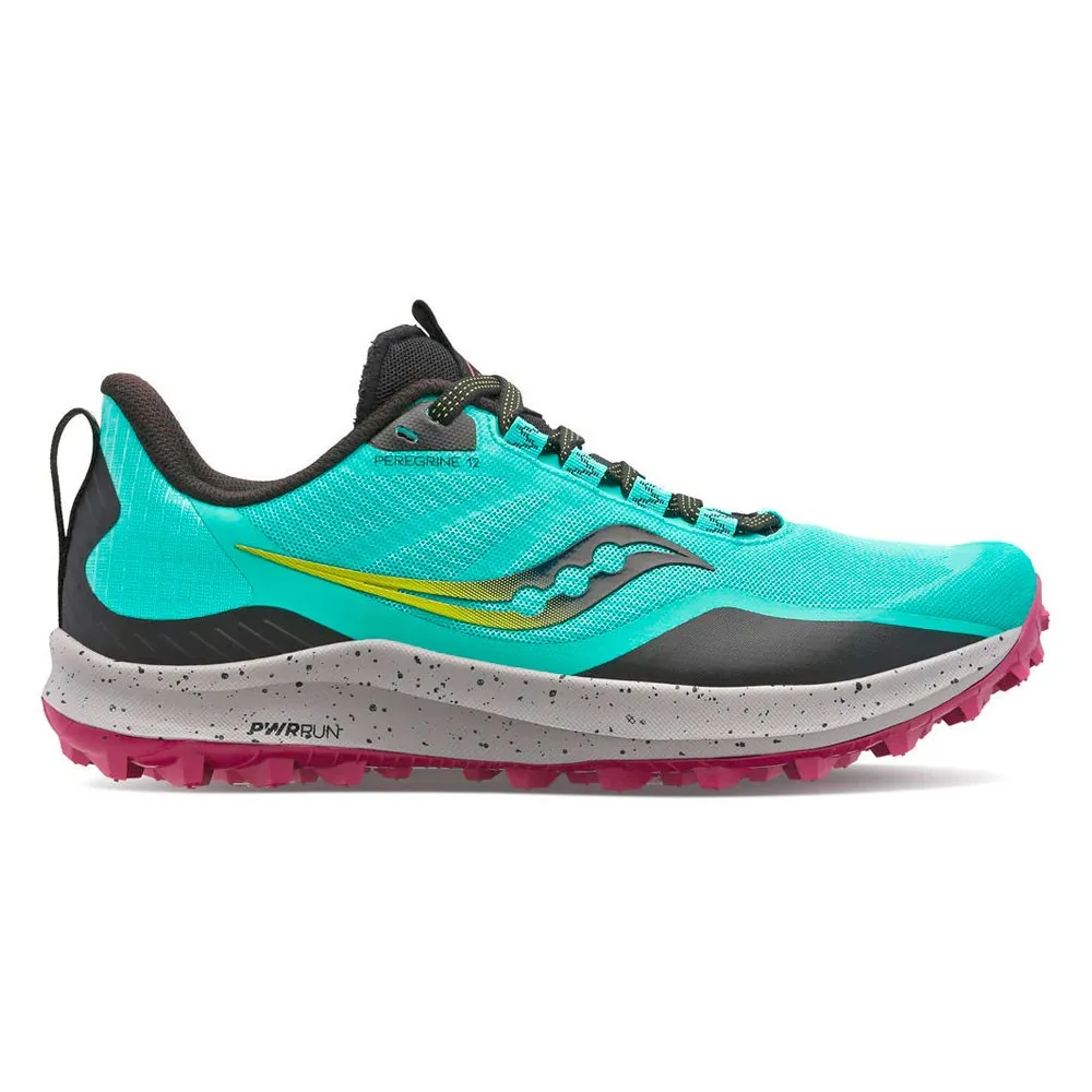 Saucony Peregrine 12 Verde Rosa - Scarpe Trail Running Donna