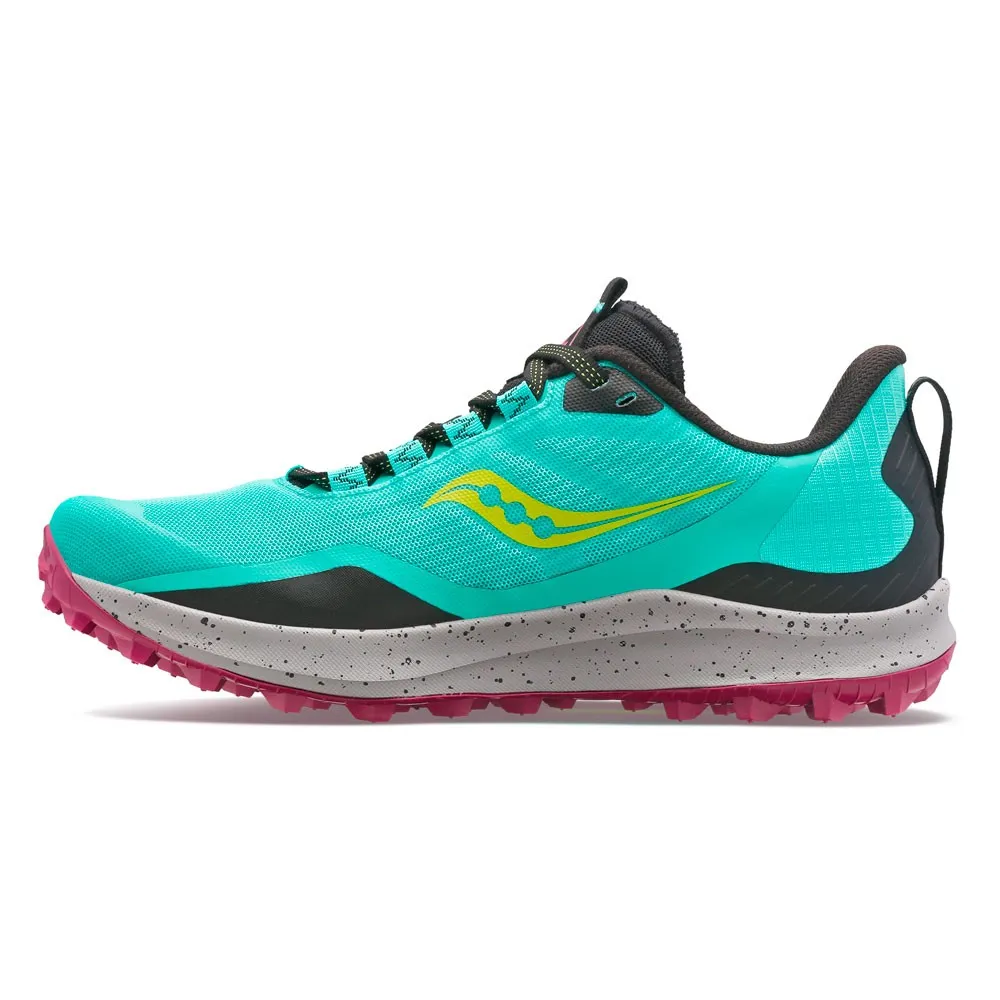 Saucony Peregrine 12 Verde Rosa - Scarpe Trail Running Donna