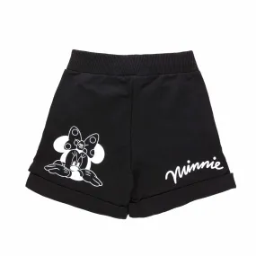 Shorts Neri Cotone Bambina