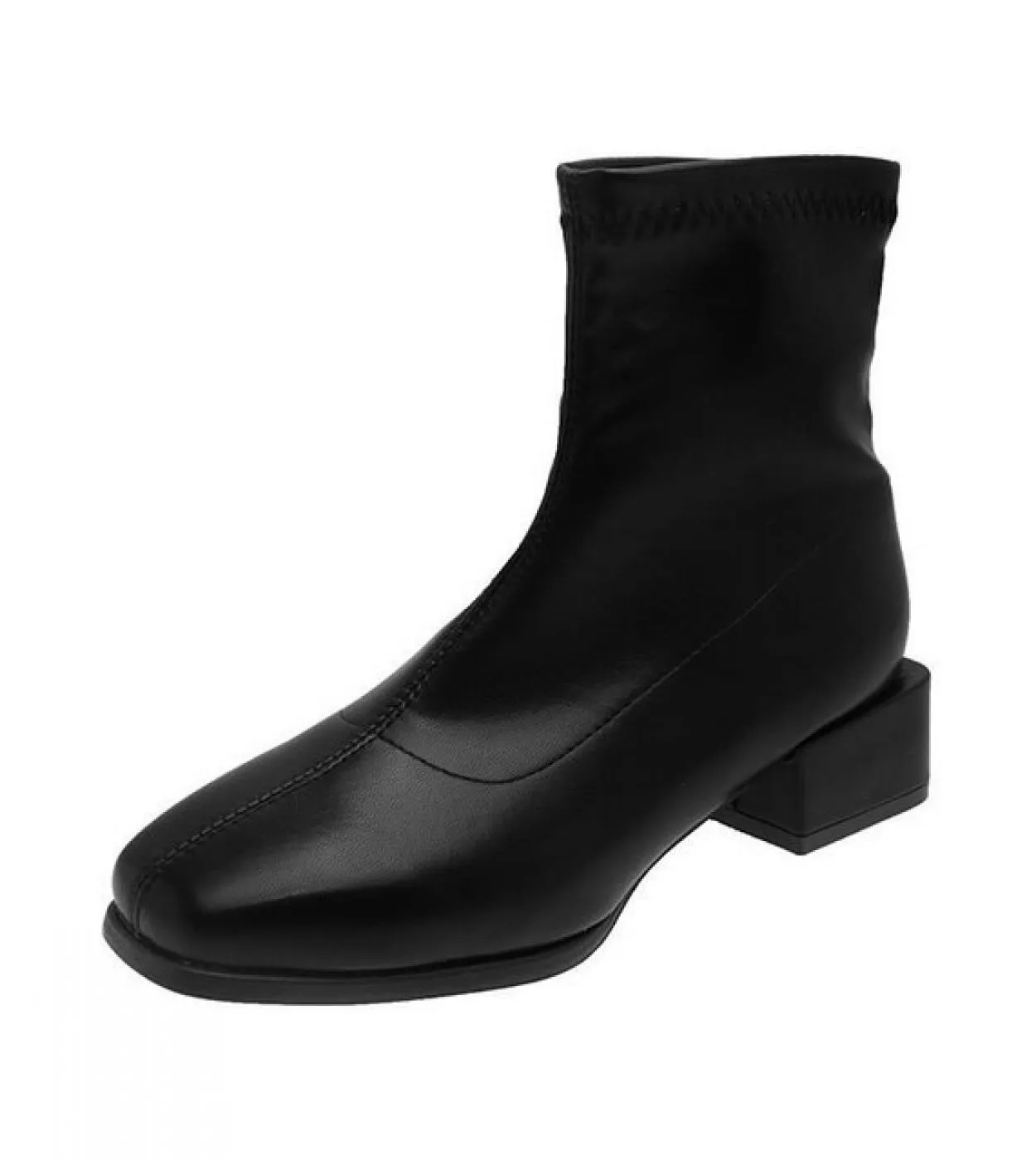 Stivaletti da donna eleganti Stivaletti con tacco alto beige Stivali a calzino con tacco alto Stivali con cerniera Donna Autunno