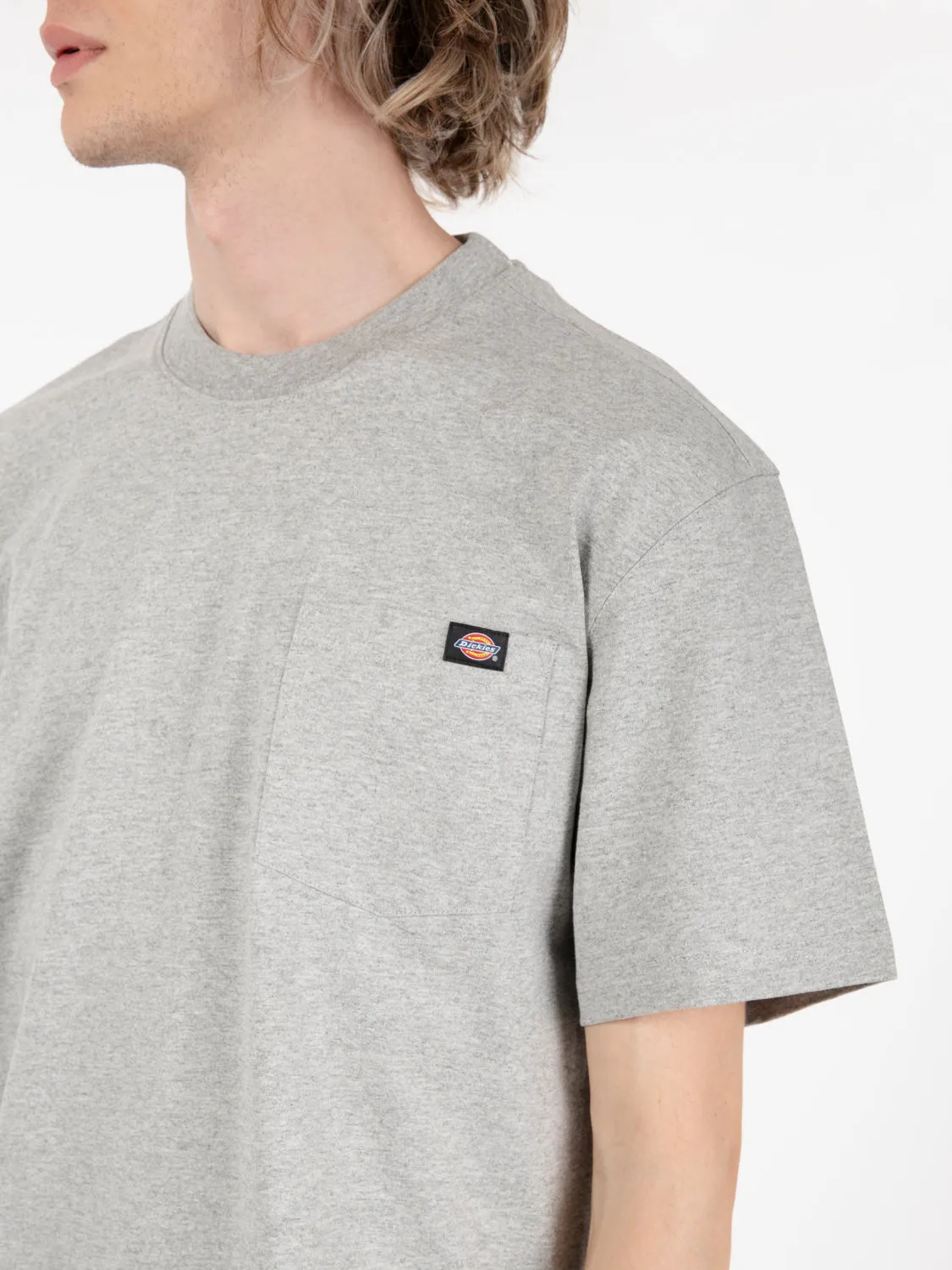 T-shirt Luray pocket grey melange