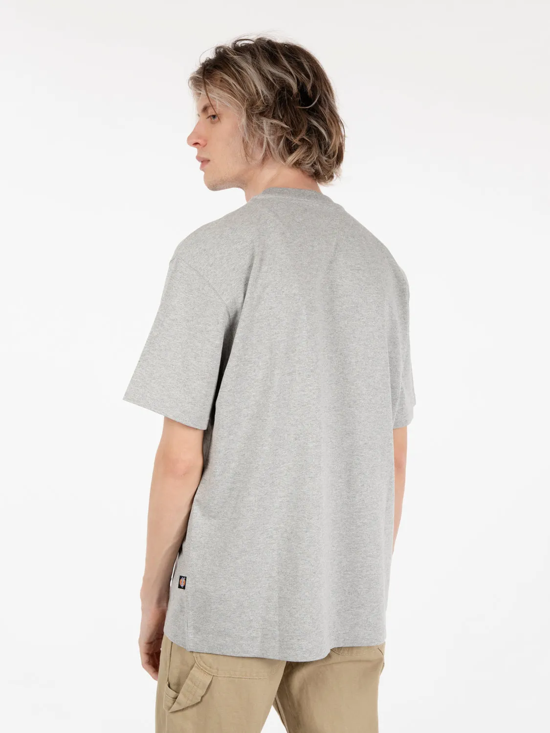 T-shirt Luray pocket grey melange