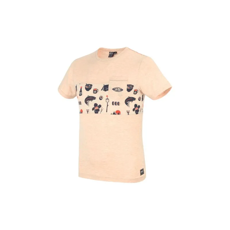 T-shirt Picture Will Melange (Beige melange) uomo