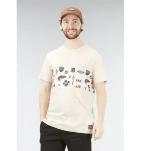 T-shirt Picture Will Melange (Beige melange) uomo